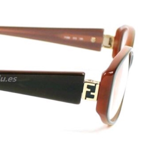Authentic Fendi khaki Brown Eye Glasses RX - Picture 2 of 8